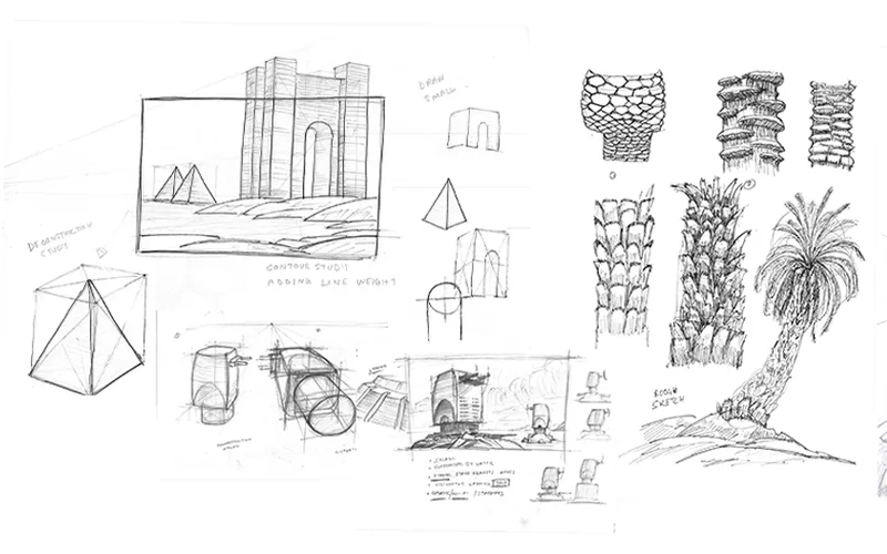 Shape and Idea Sketching